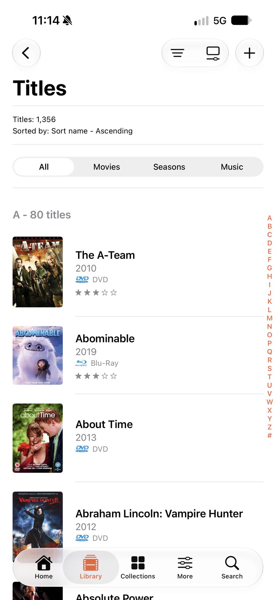 List view